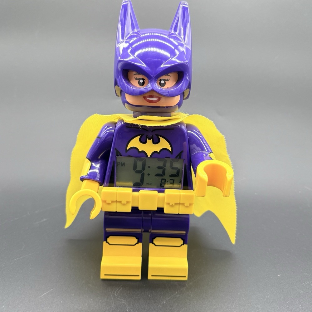 LEGO Batman Movie Batgirl Minifigure Digital Alarm Clock ClicTime 9009334
